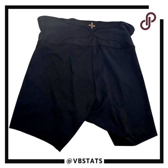 Tommie Copper Women's Waistband Back Support Compression Shorts Black Large - Picture 2 of 6